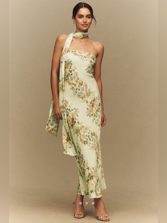 BHLDN Dresses & Skirts - BHLDN Strapless Maxi Dress with Matching Scarf